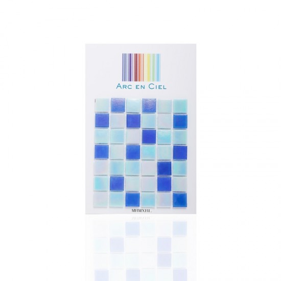 Pâte de verre nacrée
